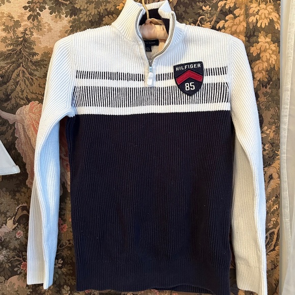 Girls Tommy Hilfiger Quarter Zip - Picture 1 of 6